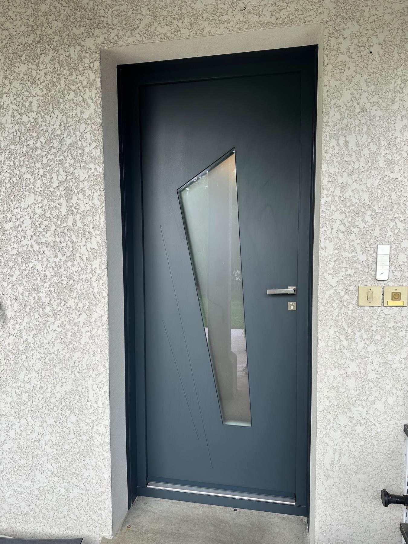 Porte alu bicolore