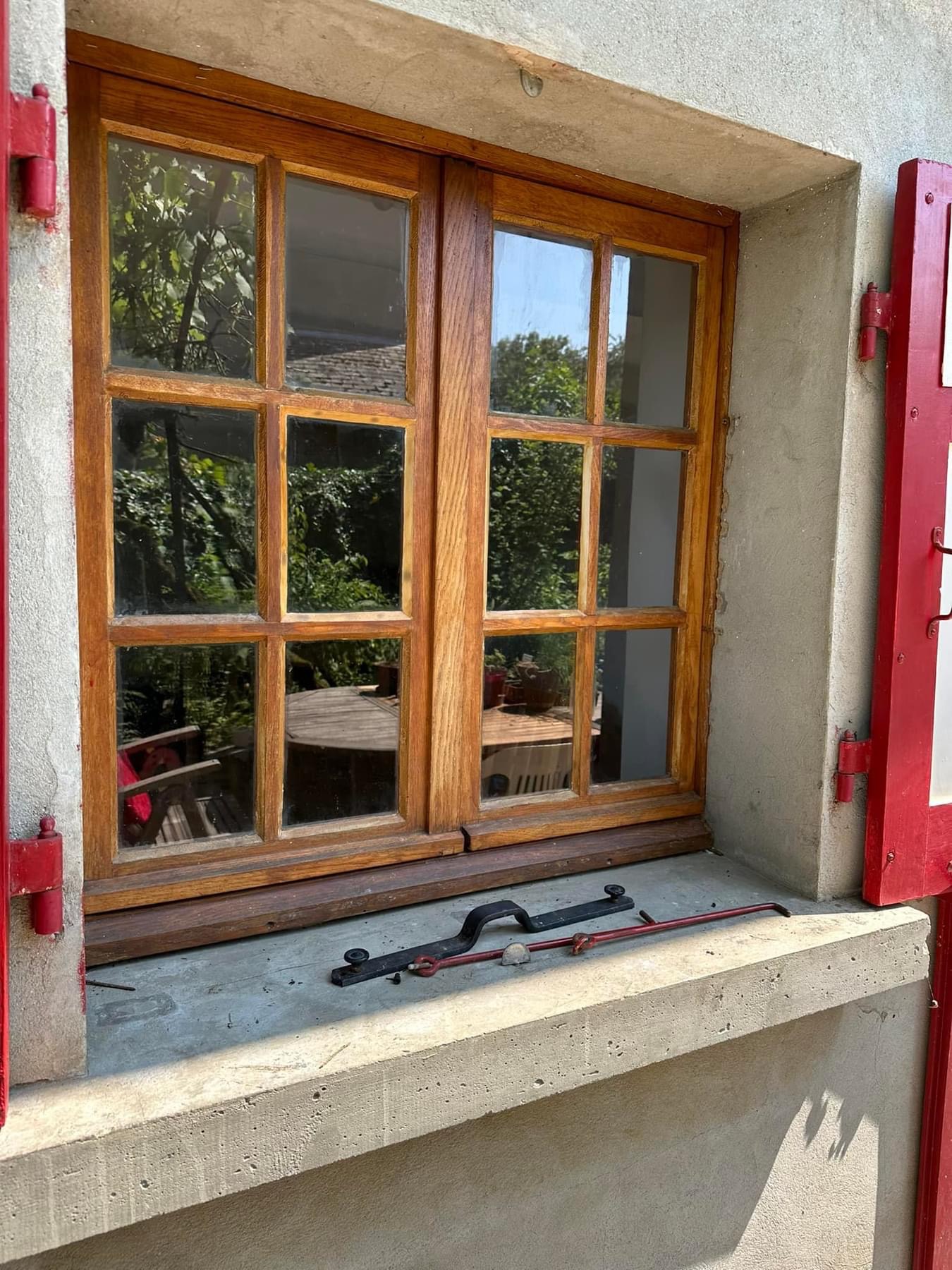Fenetre et porte imitation bois